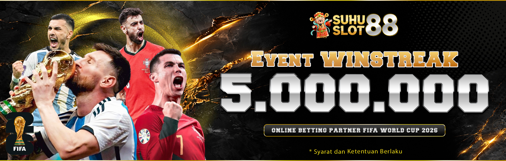 EVENT WINSTREAK Event Parlay Berhadiah Hingga Rp.5.000.000